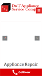 Mobile Screenshot of dtappliance.com